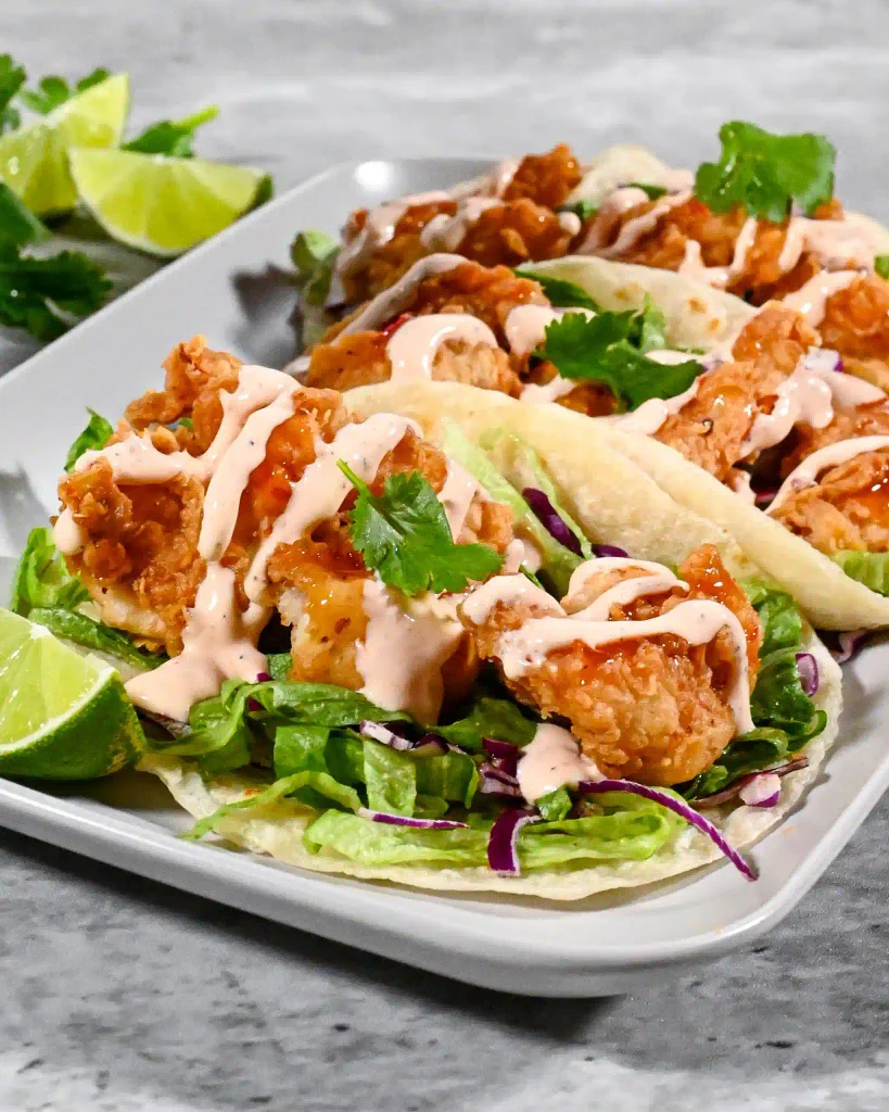 Shrimp Tacos 2 shrimp tacos