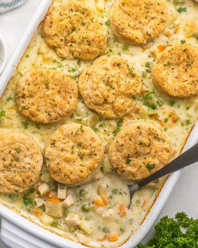 Chicken Pot Pie Casserole 2 Chicken pot pie casserole