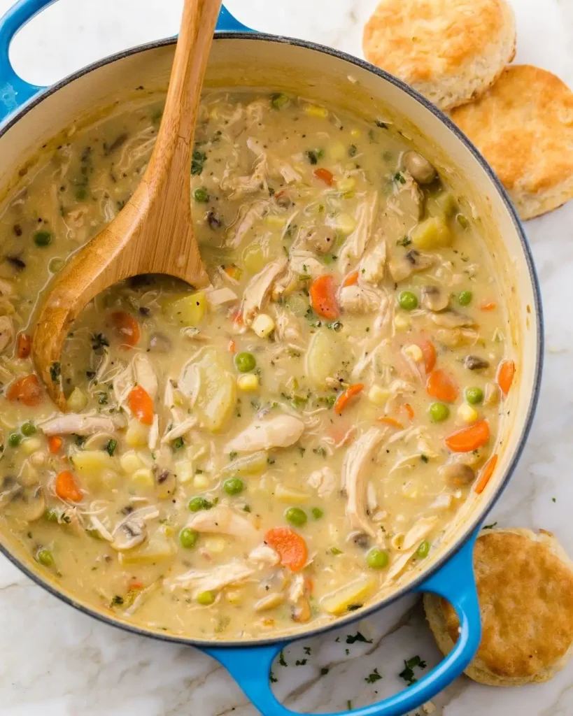 chicken pot pie soup