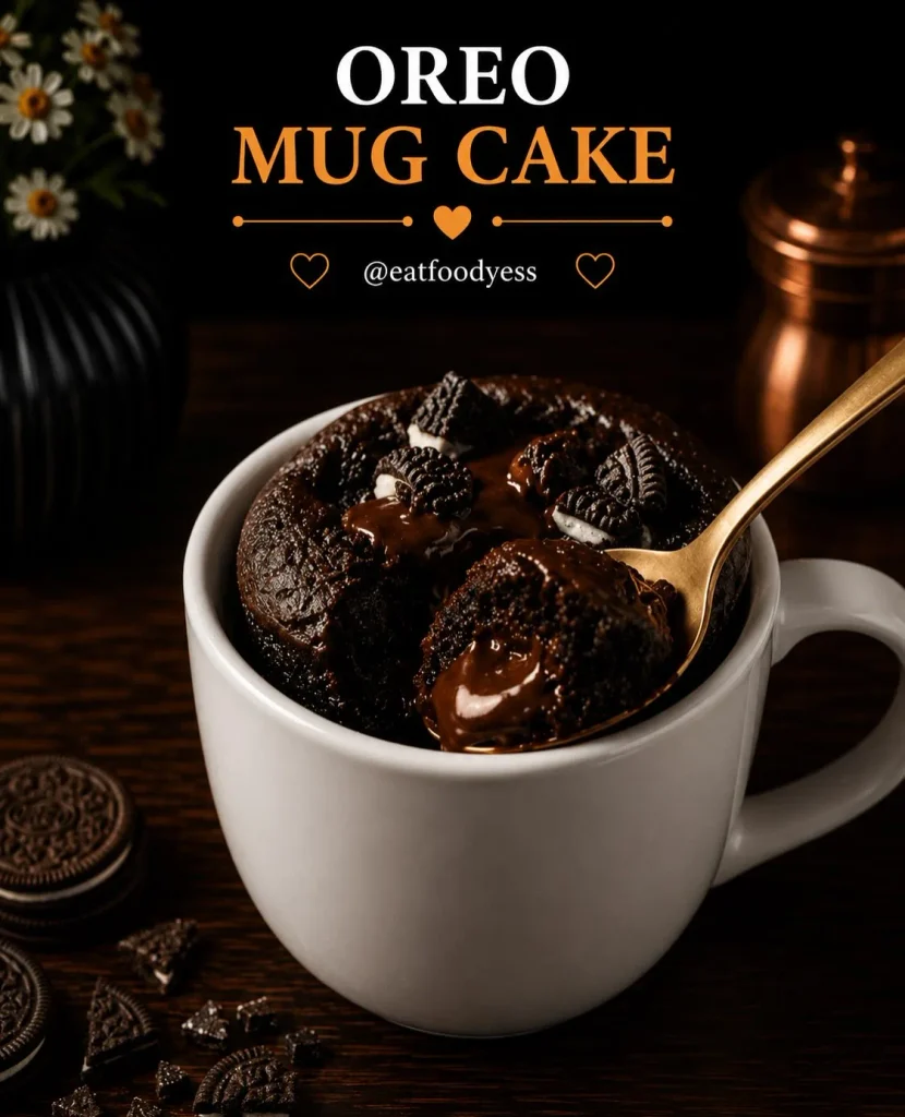Oreo Mug Cake 2 Oreo mug cake