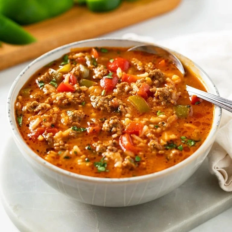 Stuffed Pepper Soup 2 Stuffed Pepper Soup