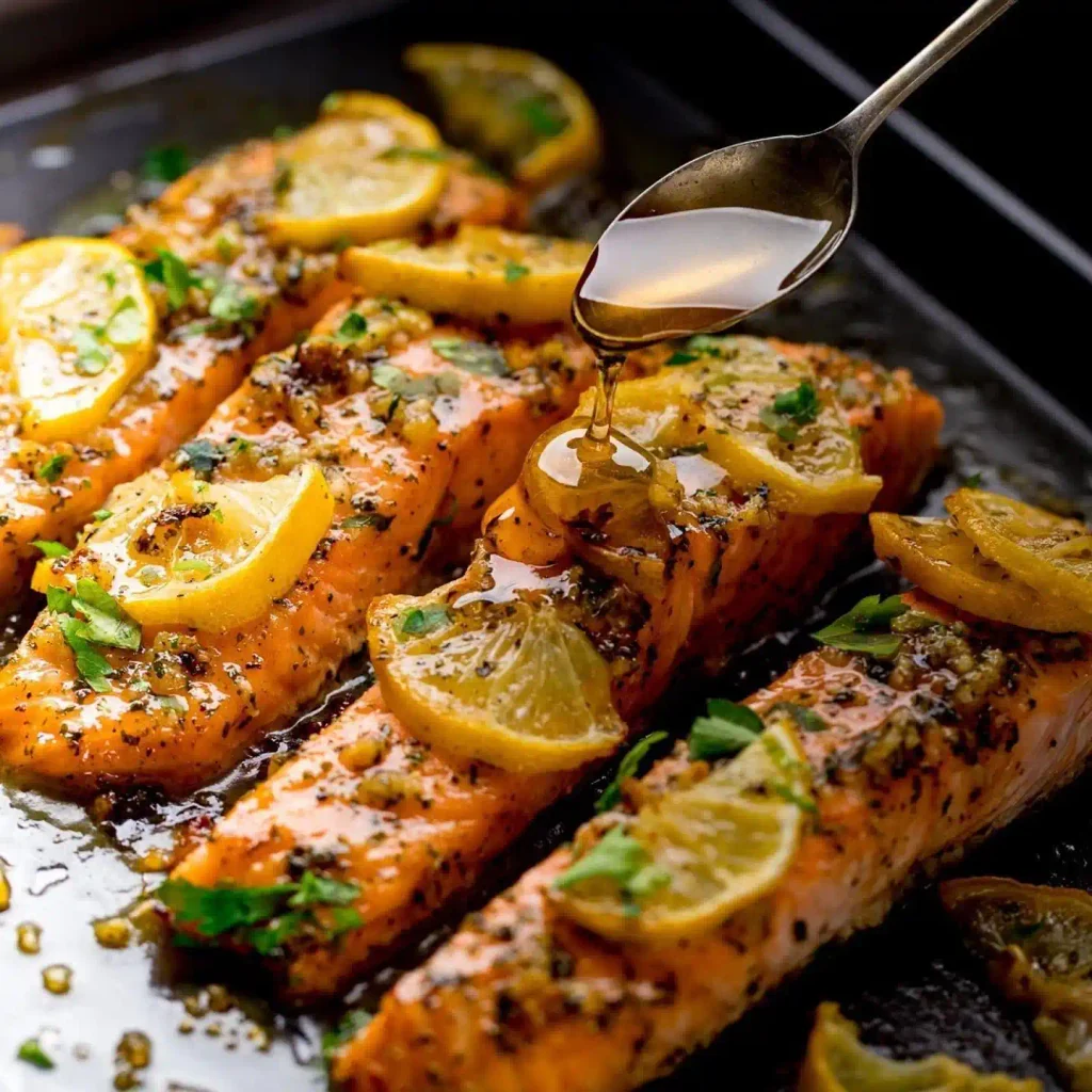 Baked salmon
