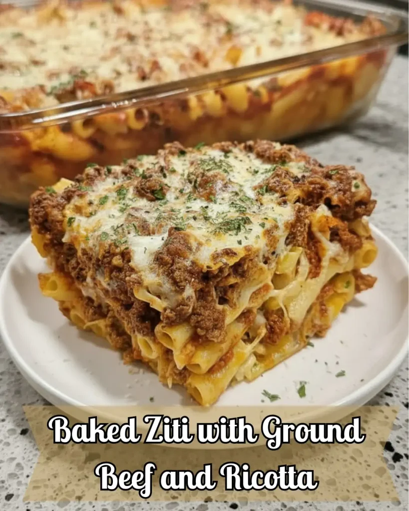 Baked Ziti With Ground Beef 2 Baked Ziti With Ground Beef