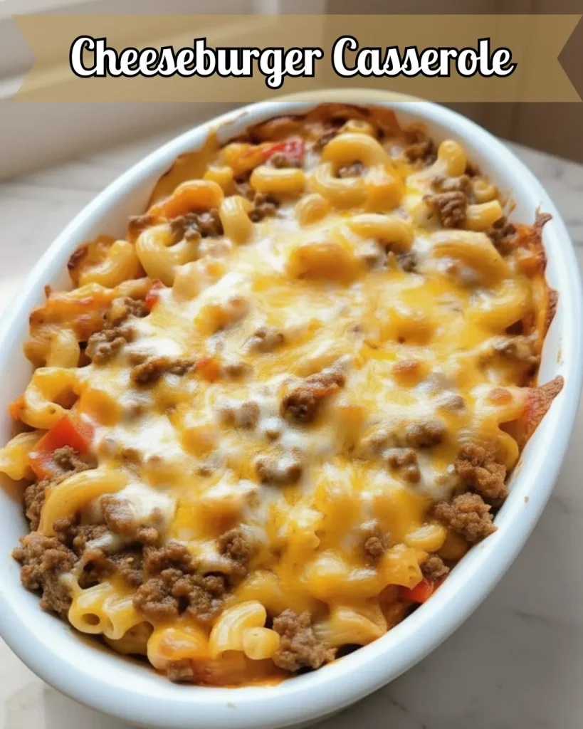 Cheeseburger Casserole 2 cheeseburger casserole