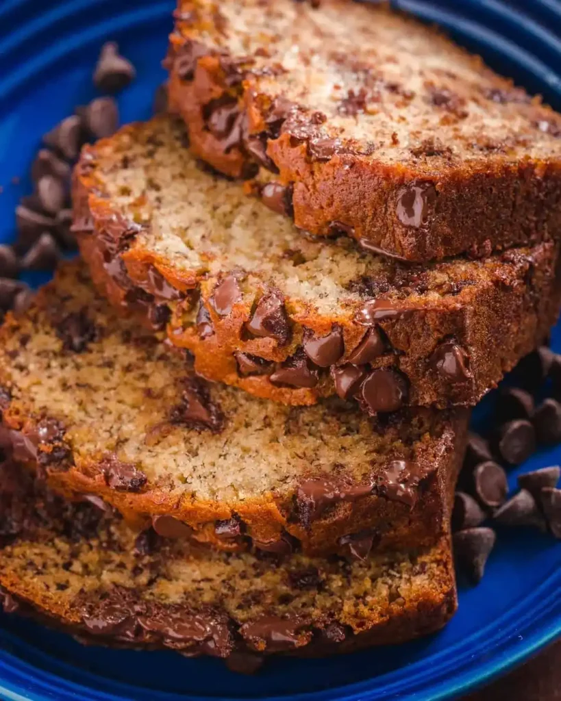 Chocolate Chip Banana Bread 2 chocolate chip banana bread