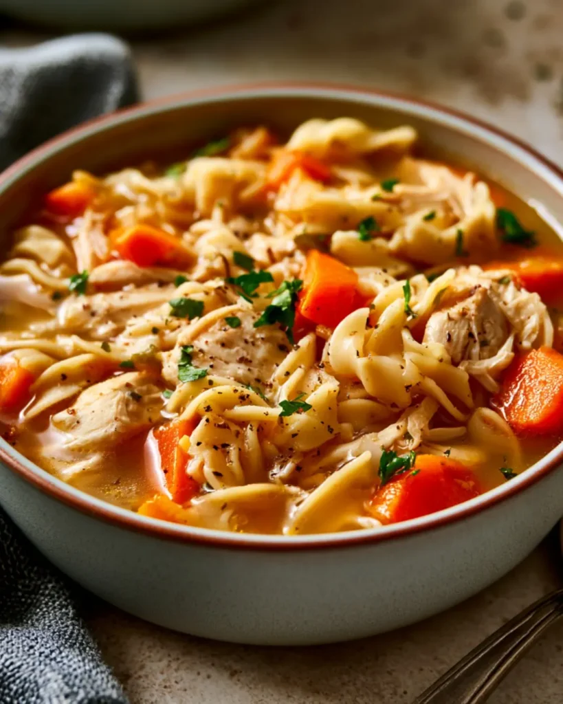 Crockpot Chicken Noodle Soup 2 crockpot chicken noodle soup