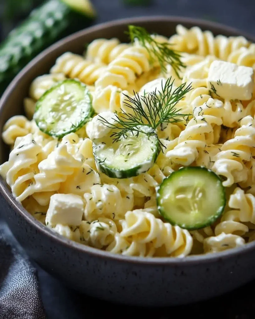 Dill Pickle Pasta Salad 2 dill pickle pasta salad
