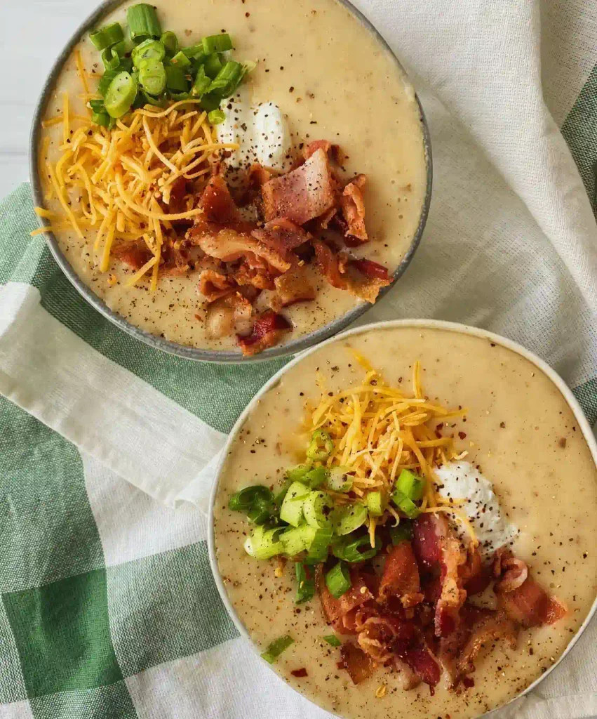 Loaded Baked Potato Soup 2 loaded baked potato soup