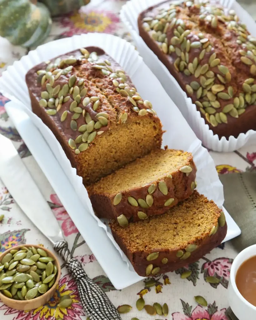 Pumpkin Banana Bread 2 pumpkin banana bread