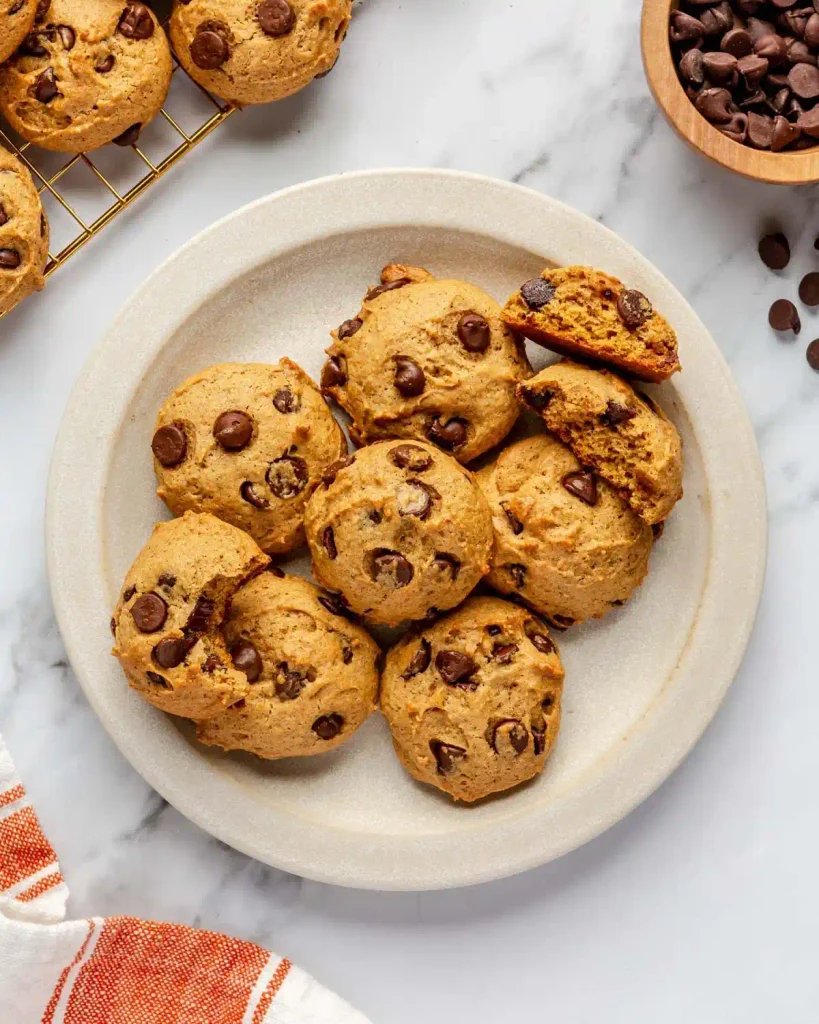 Pumpkin Chocolate Chip Cookies 2 pumpkin chocolate chip cookies