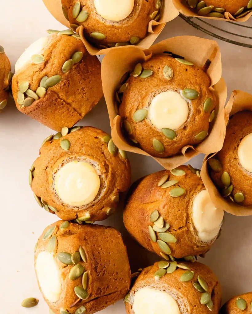 Pumpkin Cream Cheese Muffins 2 pumpkin cream cheese muffins