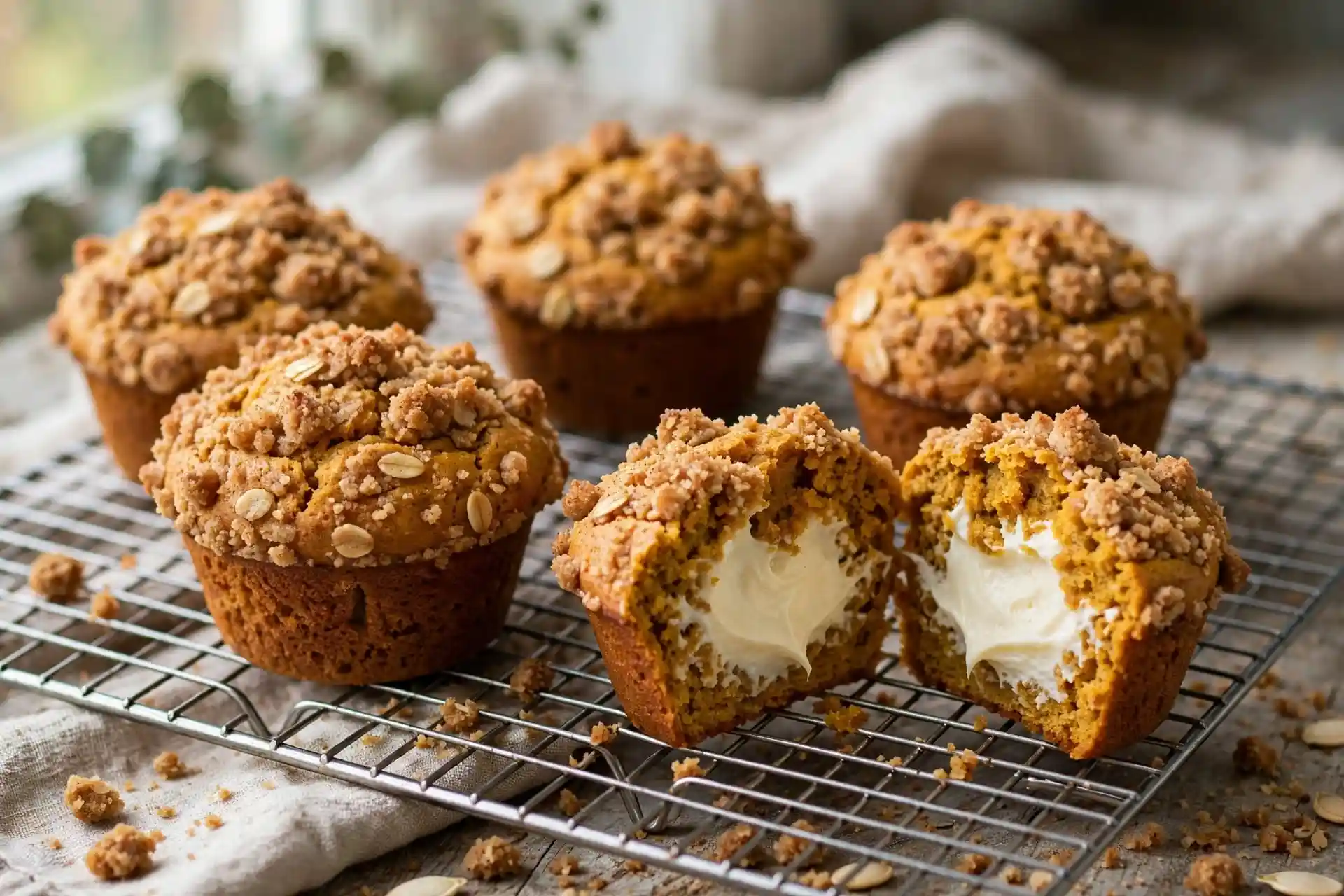 Pumpkin Cream Cheese Muffins